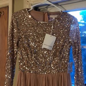 ASOS Maya bridesmaid long sleeve dress size 4